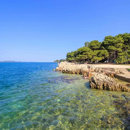 Beautiful In Croatia Next To The Beach, 8 People Zadar
